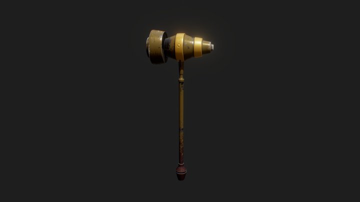 Stylized Hammer (Game Asset) 3D Model