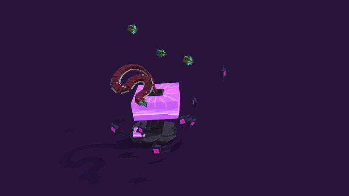 Blockbench - Subnautica Jellyshroom Scene 3D Model