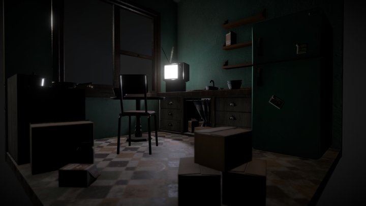Kitchen Scene - Environment Assessment 3D Model