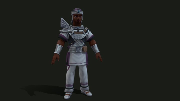 (Student work) Egypt Soldier 3D Model
