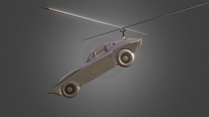 Fly Car 3D Model