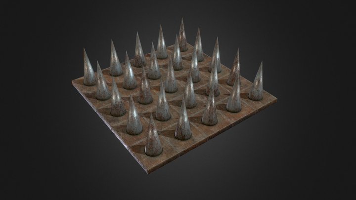 Spike Trap 01 3D Model