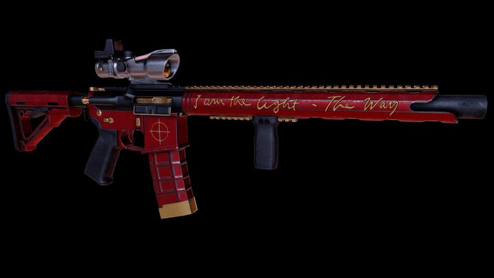 Deadshot's Custom AR-15 3D Model