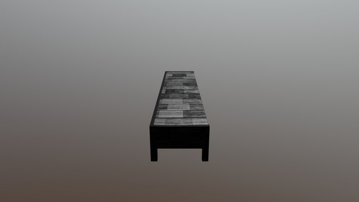 TV Table 3D Model