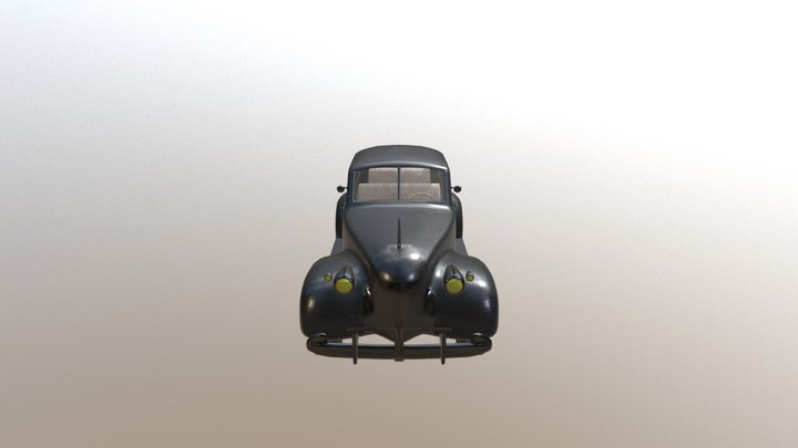 1940s Chevrolet Sedan 3D Model