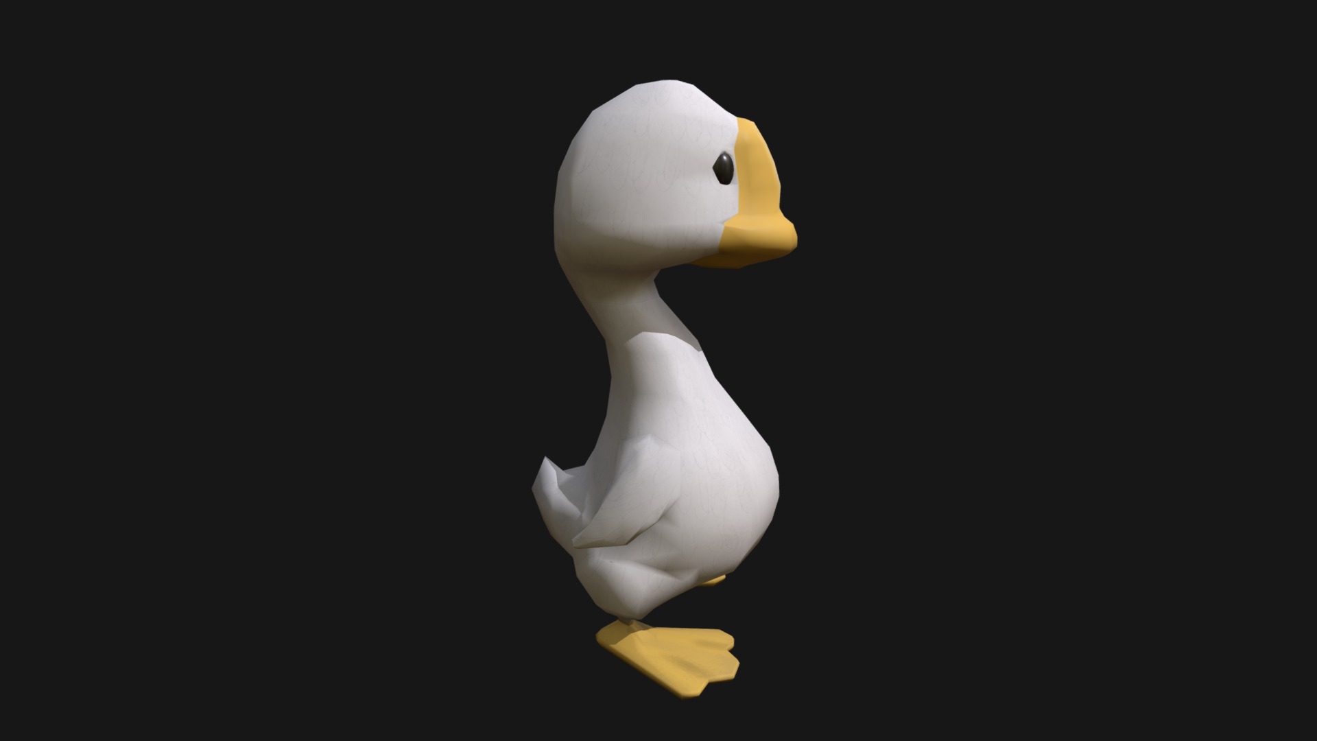 Duck low poly - 3D model by ReDoG [4024531] - Sketchfab