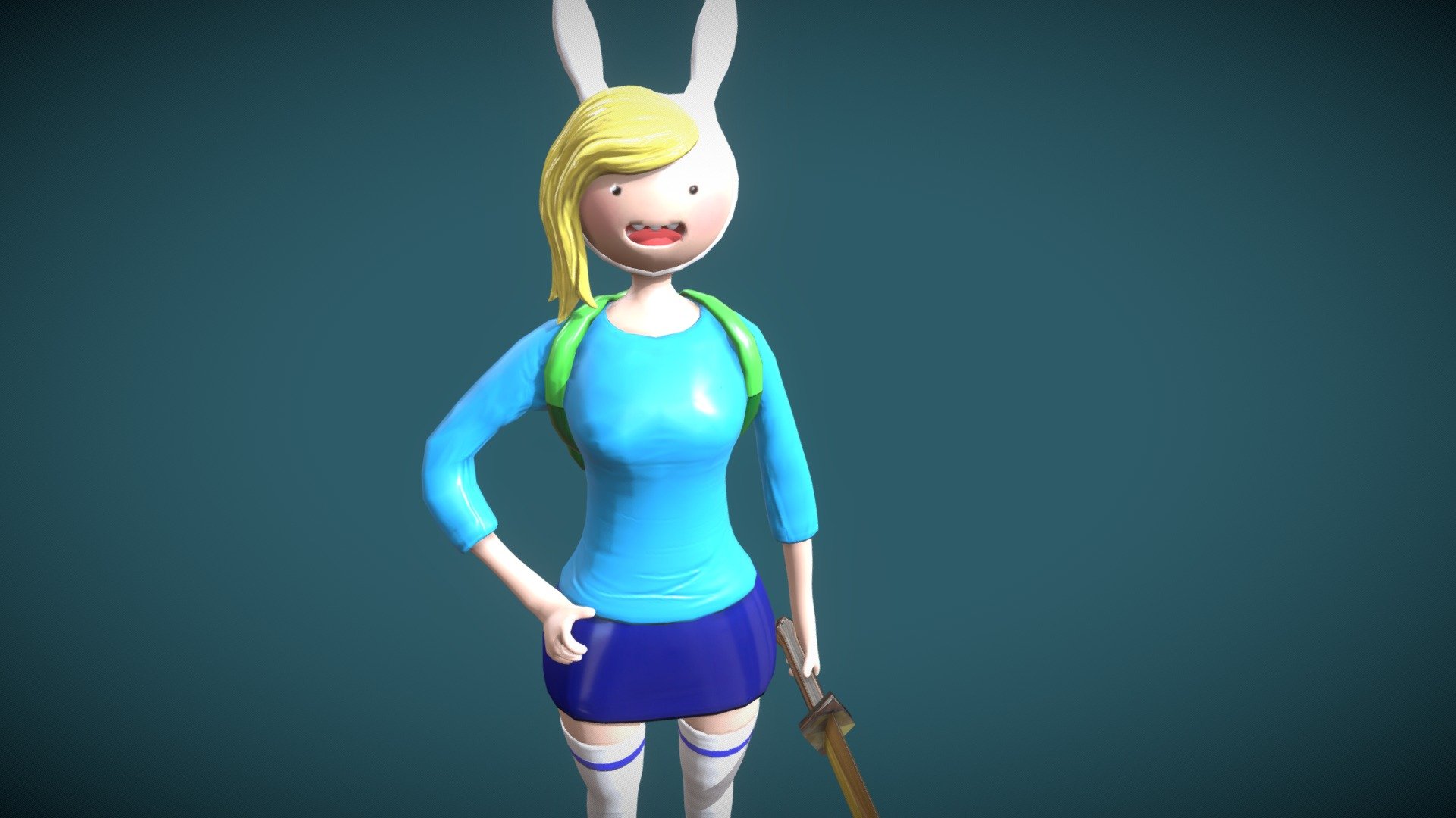 FIONA (HORA DE AVENTURA) - 3D model by contatoinfiniteagencia [8aa1cce] -  Sketchfab