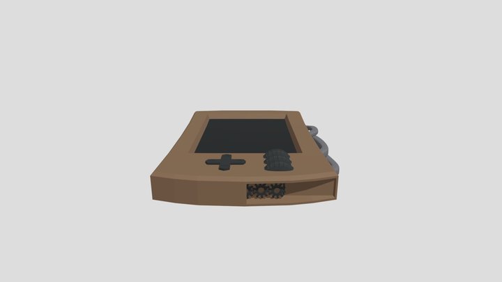 Steampunk PDA PLACEHOLDER GAD174 3D Model