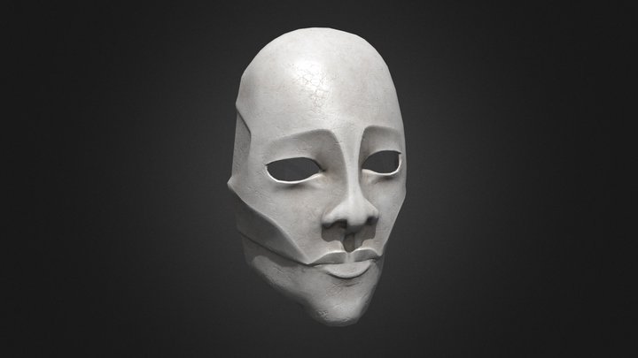 feminine mask 3D Model
