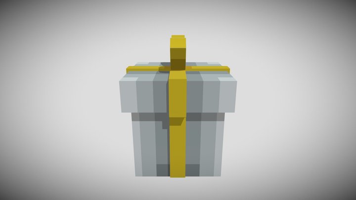 Minecraft Gift Model 3D Model