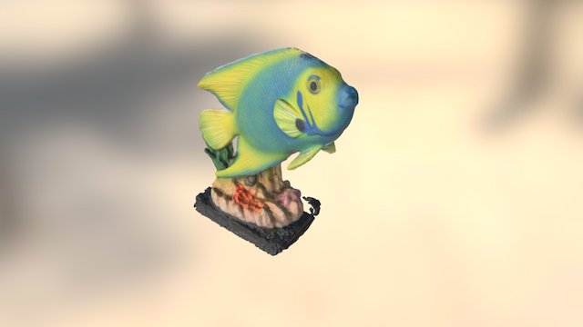 Fish statue 3D Model