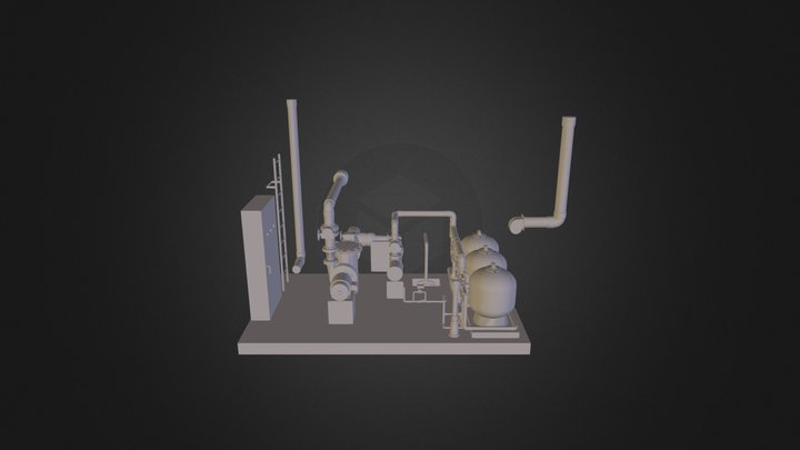 California Waters pump vault design. 3D Model