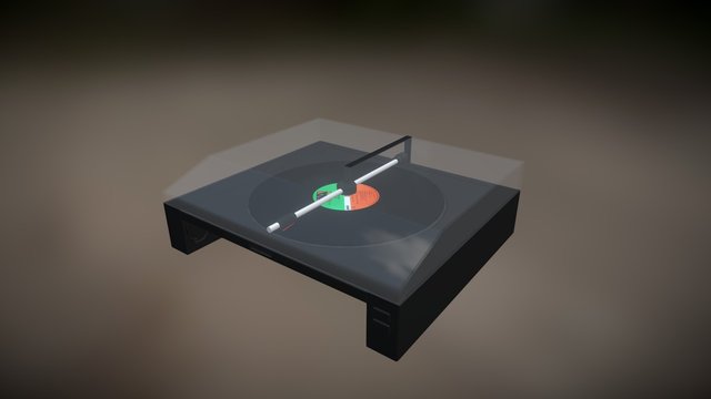 Recordplayer Redesign 3D Model