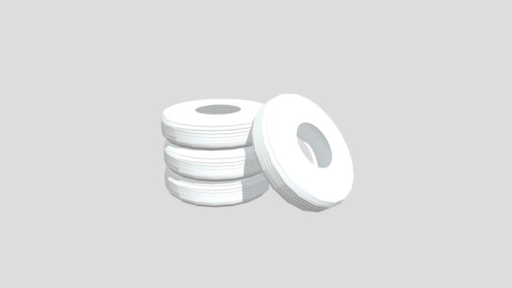 Tire Pile 3D Model