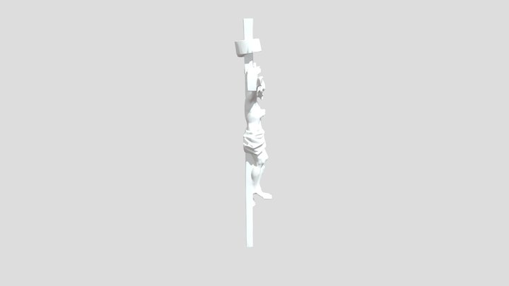 Crucifix 3d Model no texture 3D Model
