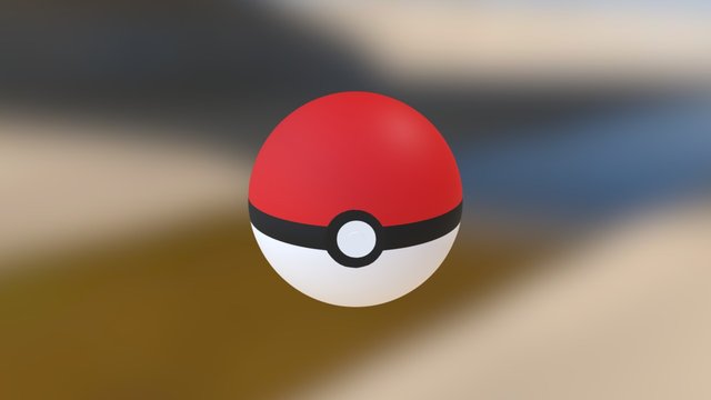 Pokeball 3D Model
