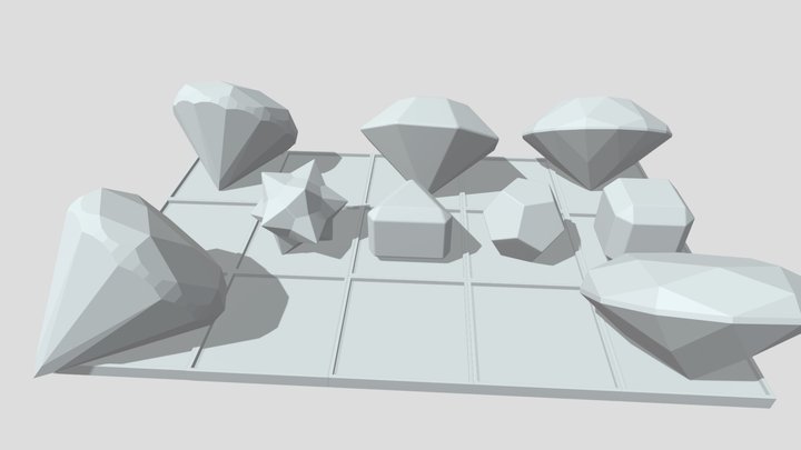 Gem Scene 06 3D Model
