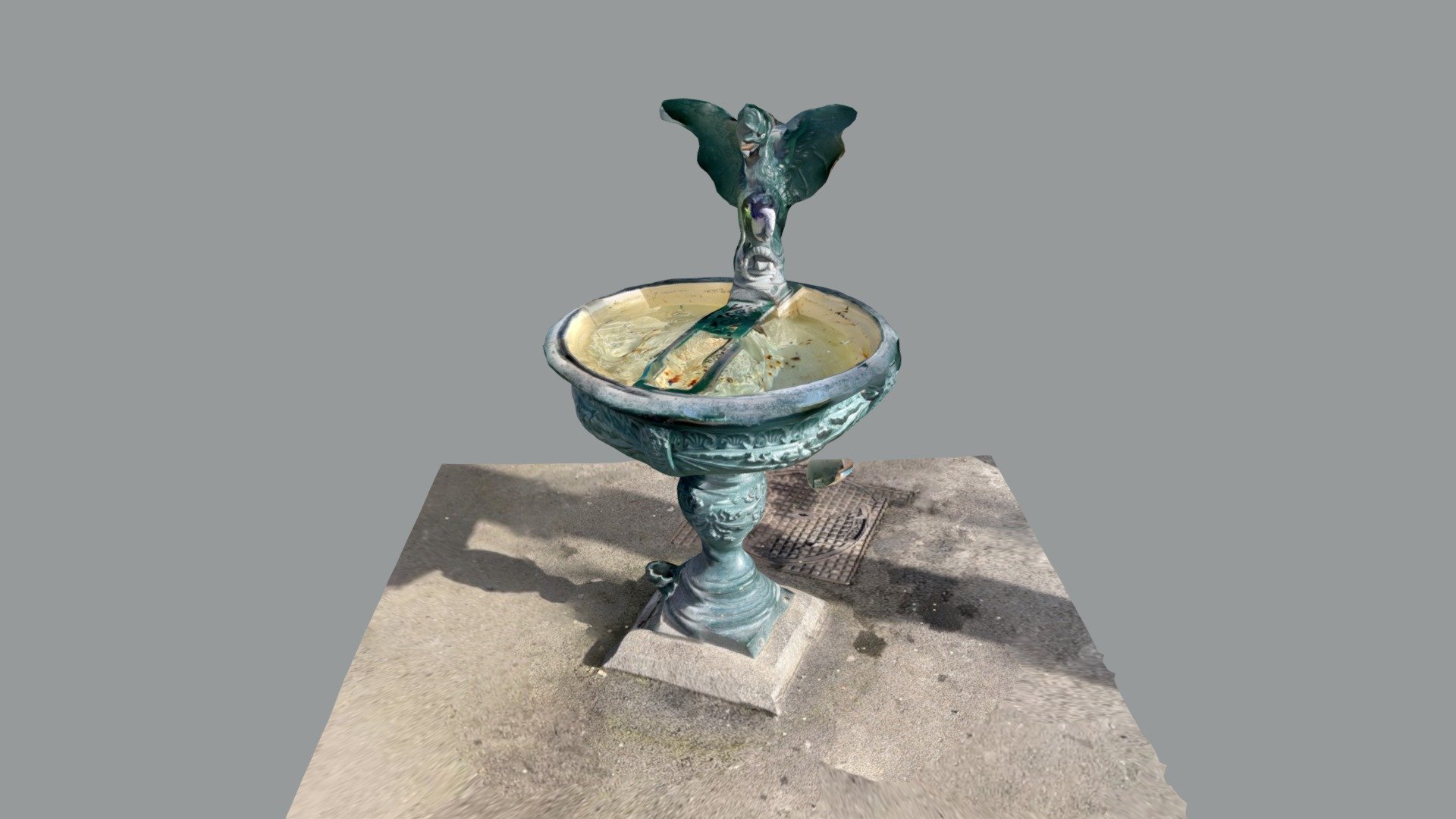Basilisk fountain Basel Switzerland