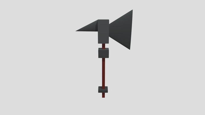 Quarter Boundary Axe 3D Model