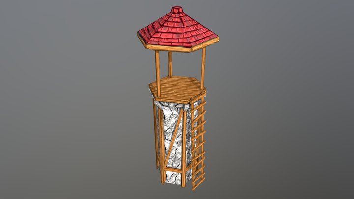 Medieval Tower 3D Model