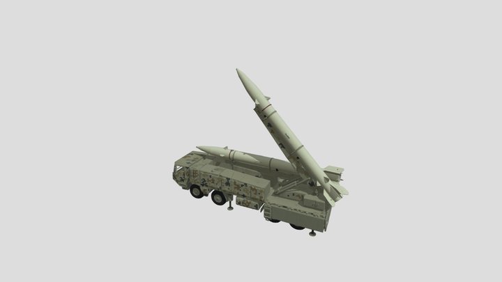 Iran Ballistic Missile – Modello 3D gratuito STL