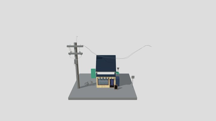 sushi_bar_FBX_v6 3D Model