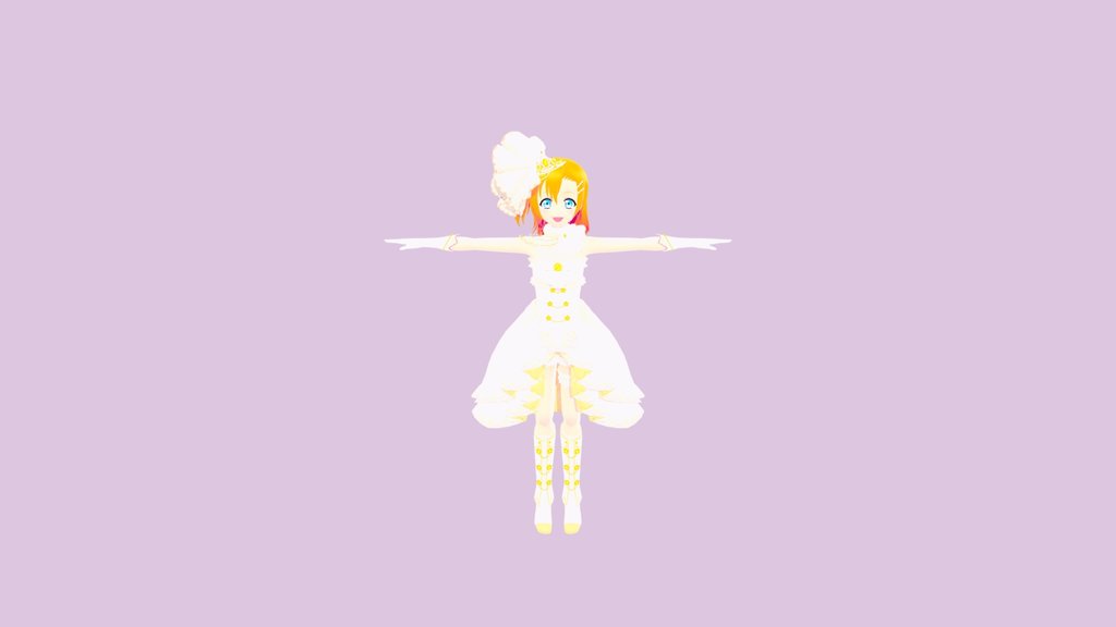 Honoka kousaka wedding outfit