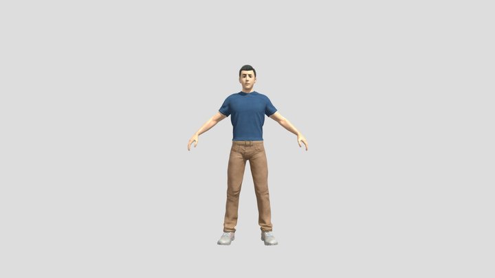 Mark Grayson - Invincible (first attempt) 3D Model