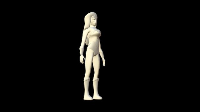 Wonder Woman - New Retopology 3D Model