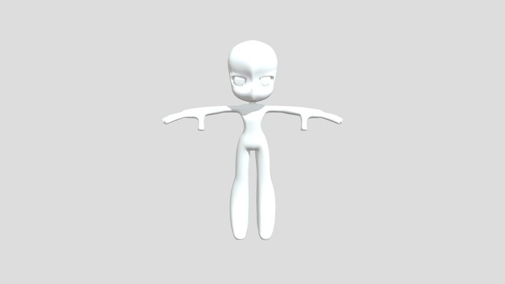Panty&Stockings Base Mesh 3D Model