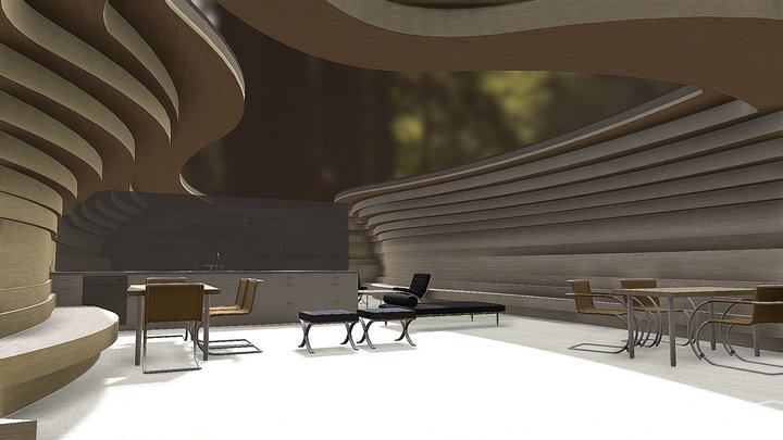 コンペ 3D Model