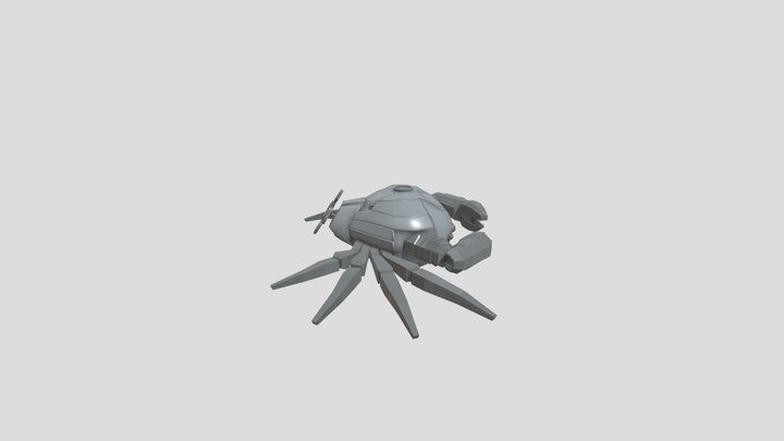 C:R.4-B:U.1-0.N, the crab submarine 3D Model