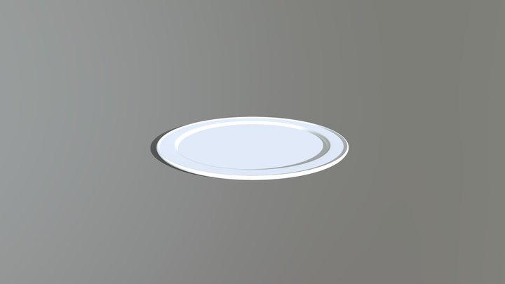 White Ceramic Plate