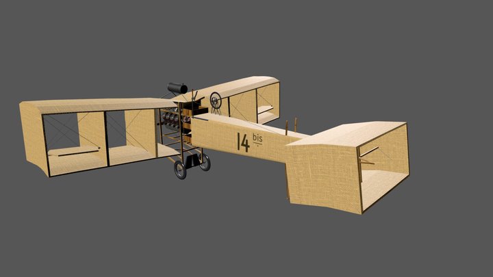 14 Bis 3D Model