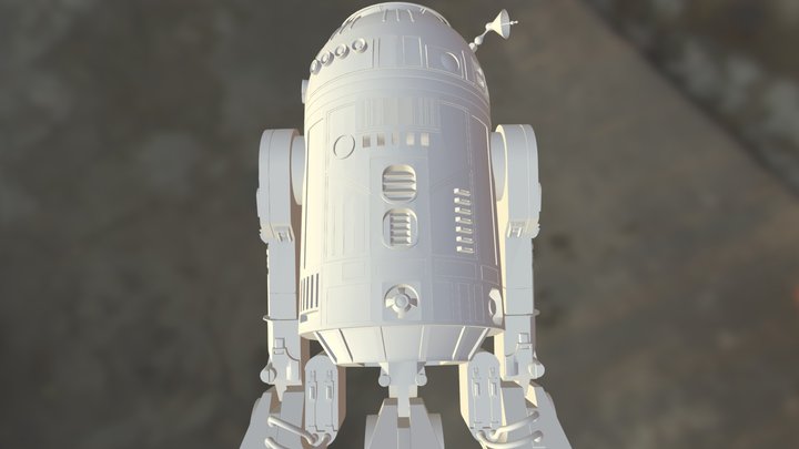 R8S9 - Astromech droid 3D Model
