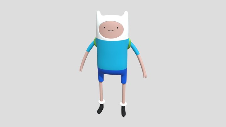 Finn Adventure Time 3D Model