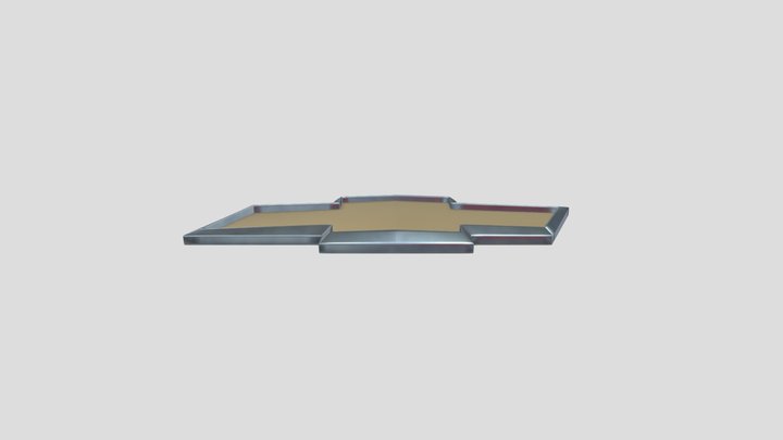 Chevrolet Logo 3d Model