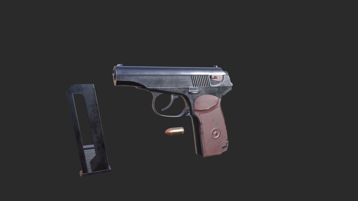 Makarov 3D Model