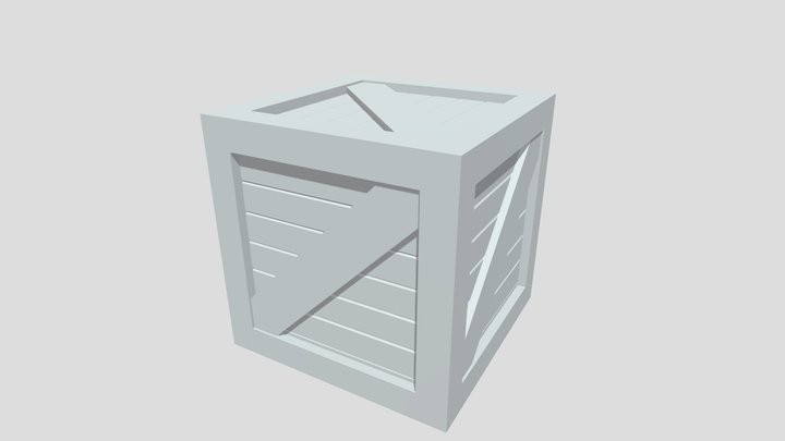 Crate 3D Model