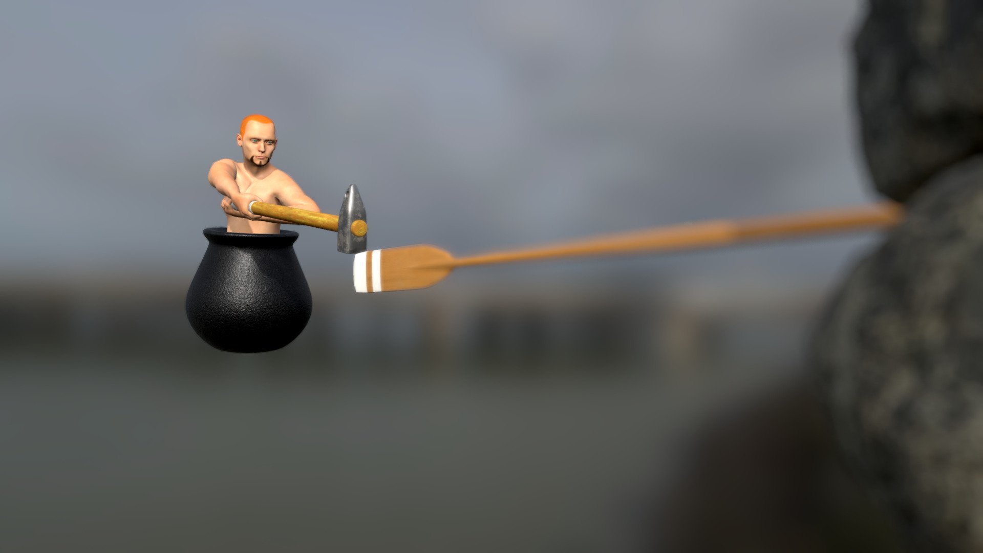 Getting Over It with Bennett Foddy Review - Gamereactor