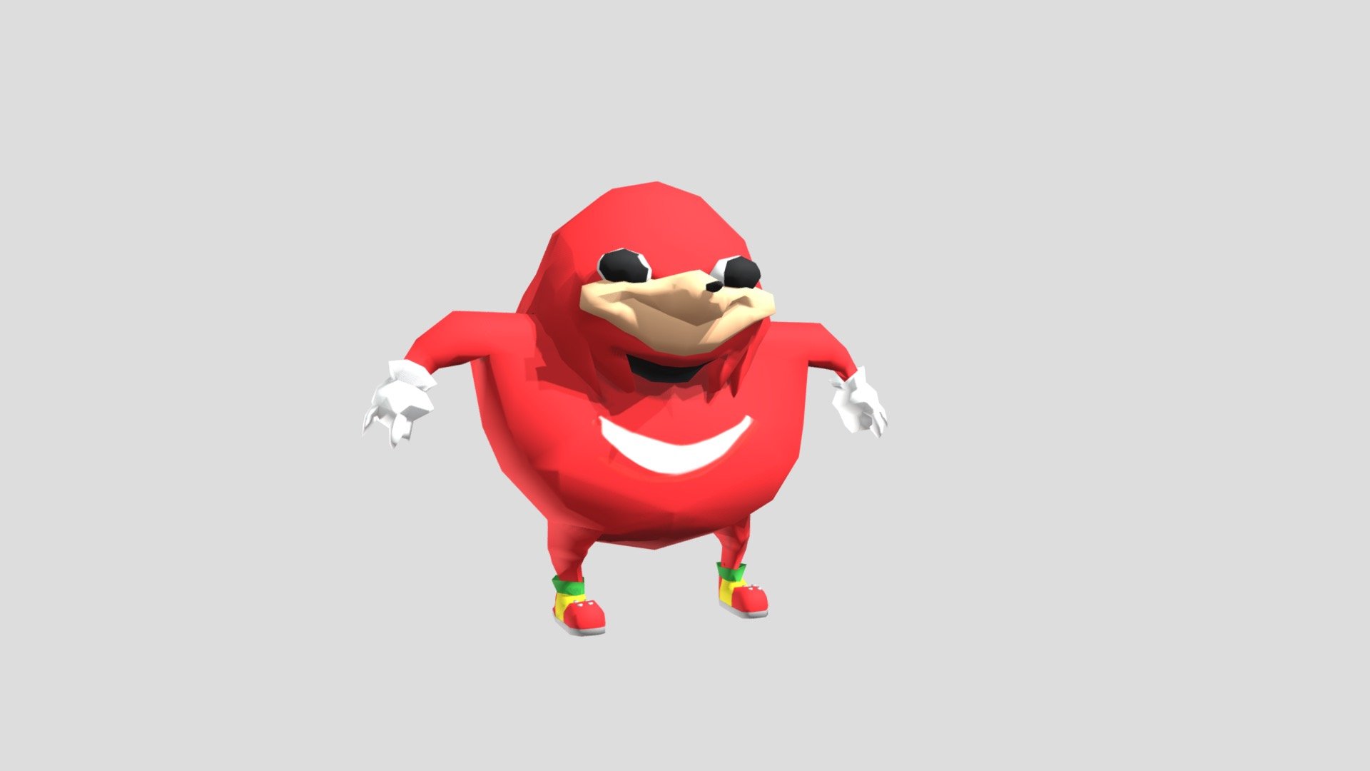 Uganda-knuckles - Download Free 3D model by NonoSquare11 [4038bc3 ...