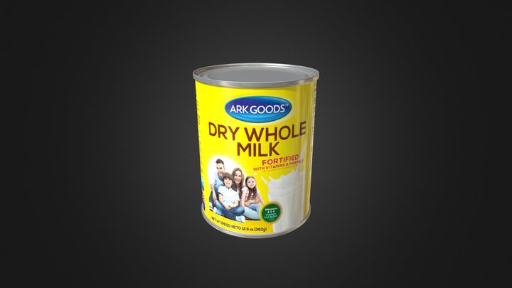 WHOLE DRY MILK ARK GOODS 360g 3D Model