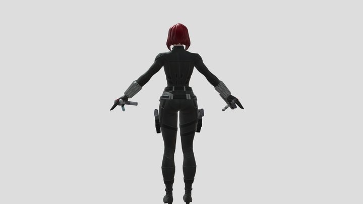 Black Widow 3D Model