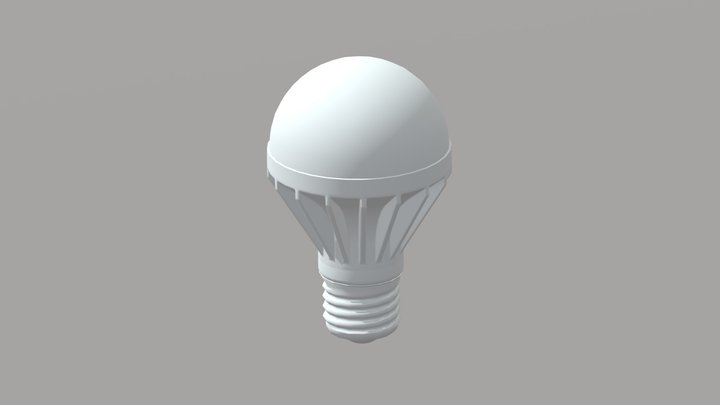 led Lightbulb 3D Model