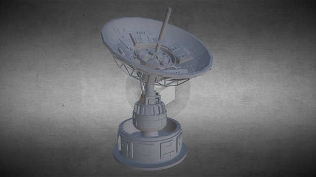 SpaceStation_Satellite 3D Model