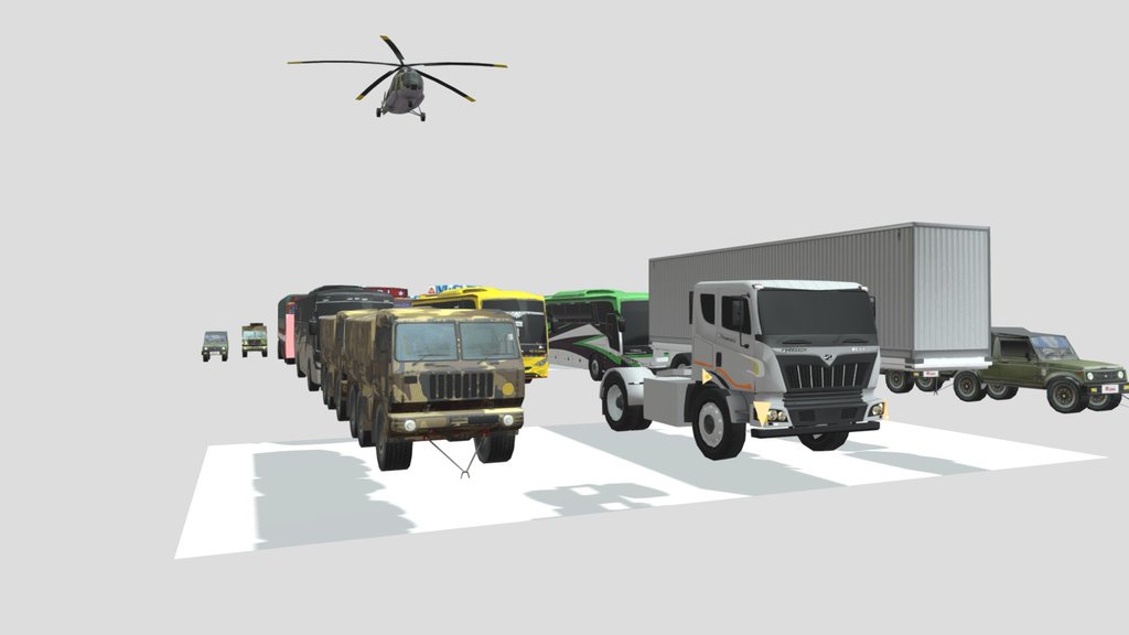 AI Vehicles - Truck Masters India Simulator