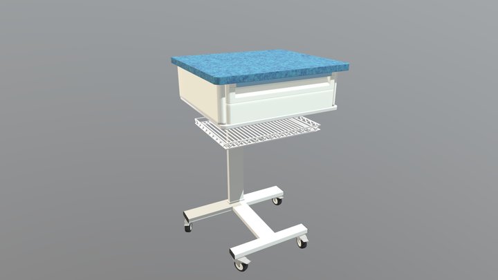Hospital medical bedside cabinet