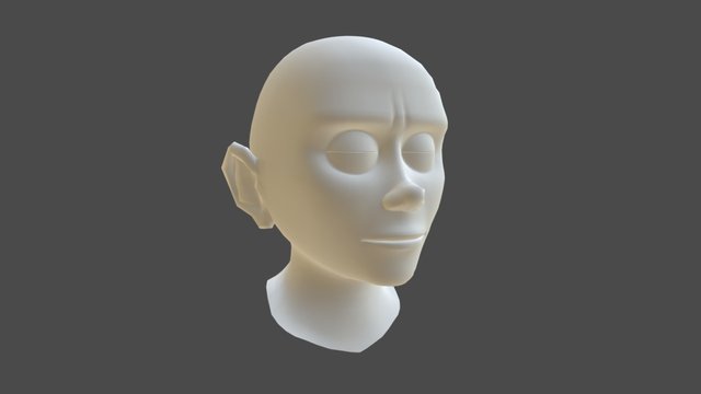 Facial Maya 3D Model