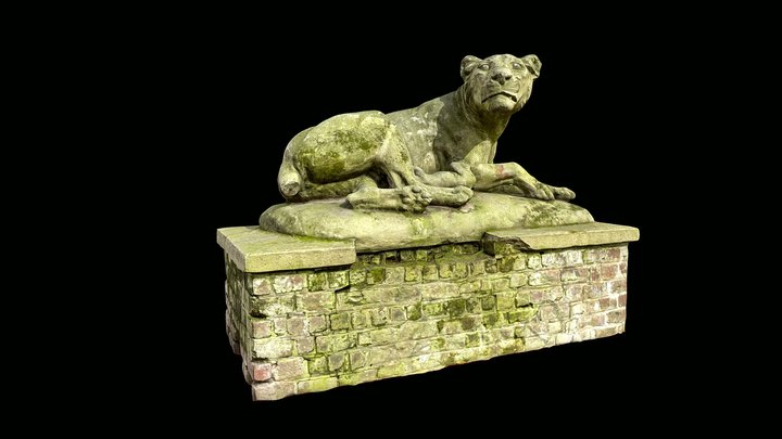Olga la lionne 3D Model