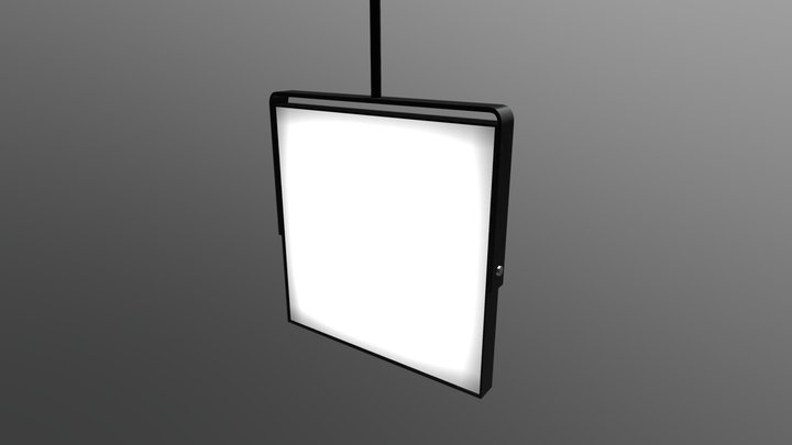 Flat Panel Stage Light 3D Model